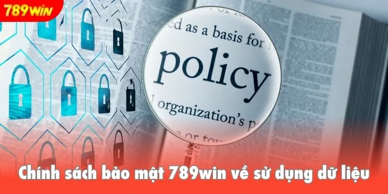 Chính sách bảo mật 789win về sử dụng dữ liệu